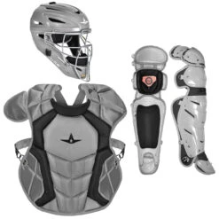 All-Star System Seven Pro NOCSAE Adult Baseball Catcher's Package -Baseball Sale Store all star ckccpro1 silblk 11503.1674661703