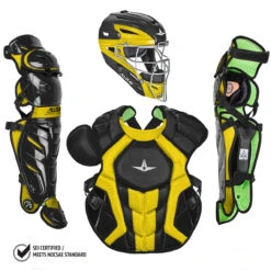 All-Star System7 Axis NOCSAE Adult Baseball Catcher's Package -Baseball Sale Store all star ckccpro1x sbk 06711.1679475003