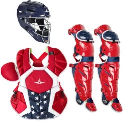 All-Star System7 Axis USA NOCSAE Adult Baseball Catcher's Package