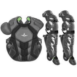 All-Star System7 Axis NOCSAE Adult Baseball Catcher's Gear Set -Baseball Sale Store all star s7ancplga blkgld 11014.1678170498