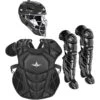 All-Star System7 Axis NOCSAE Youth Baseball Catcher's Set -Baseball Sale Store ckcc1216s7xs blk 39555.1674965930
