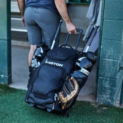 Easton Baseball/Softball Catcher's Wheel Bag -Baseball Sale Store easton a159058 05 72876.1656627474
