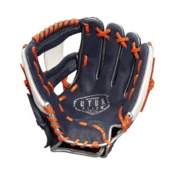 Easton Future Elite 11 Inch FE11 Youth Baseball Glove - Navy/Orange -Baseball Sale Store easton fe11 nyor 1 48822.1672792216