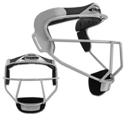 Champro The Grill Softball Fielders Mask -Baseball Sale Store grill silver 85061.1673067424