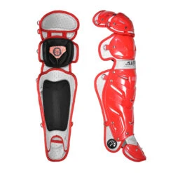 All-Star System Seven 16.5 Inch Adult Baseball Catcher's Leg Guards -Baseball Sale Store lg30pro sc 95532.1677909778