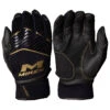 Miken Gold MBGGLD Baseball/Softball Batting Gloves 1 Miken Gold MBGGLD Baseball/Softball Batting Gloves -Baseball Sale Store miken mbggld blk 01 11880.1654284405