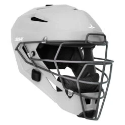 All-Star MVP5 Matte Adult Baseball Catcher's Helmet -Baseball Sale Store mvp5 wh 01 03686.1679301060