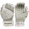 Spiderz PRO Adult Baseball/Softball Batting Gloves -Baseball Sale Store spiderz pro21 whtgry 02962.1679475059