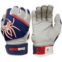 Spiderz PRO Adult Baseball/Softball Batting Gloves 23 Spiderz PRO Adult Baseball/Softball Batting Gloves -Baseball Sale Store spiderz pro21 whtnvyred 47006.1679475061