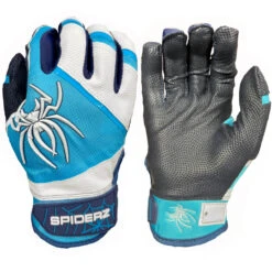 Spiderz 2023 PRO Adult Baseball/Softball Batting Gloves -Baseball Sale Store spiderz pro23 whtblksil 01 12535.1679474998