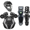 Under Armour UA Pro 4 NOCSAE Intermediate Baseball Catcher's Package -Baseball Sale Store ua uackcc4 blk 64934.1679185161