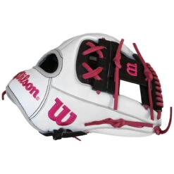 Wilson 2022 A2000 Superskin Custom 11.5 Inch A21786SS22C03 Baseball Glove -Baseball Sale Store wilson a2000 custom whtblkpnk 04 27442.1656756828