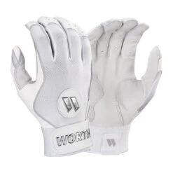Worth Pro Series Adult Slowpitch Softball Batting Gloves -Baseball Sale Store wpsp w 88 worth pro sp wh 1 01 90725.1675545772
